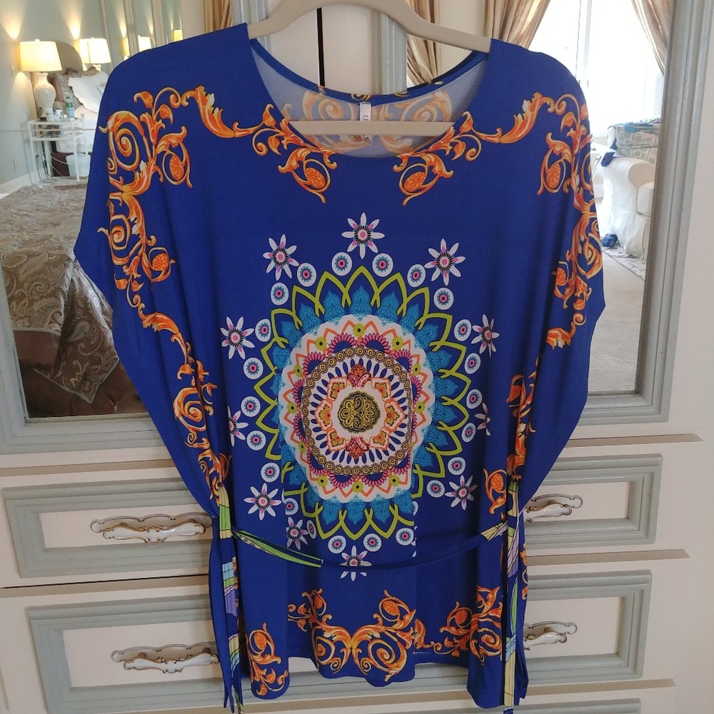 Blue print Top